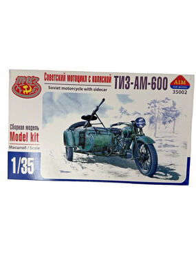 AIM Fan Model TIZ-AM-600 Soviet Motorcycle Sidecar 1/35 Model Kit NOS